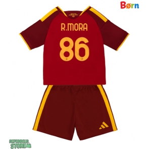 AS Roma Rodrigo Mora #86 Replika Babytøj Hjemmebanesæt Børn 2026-27 Kortærmet (+ Korte bukser)